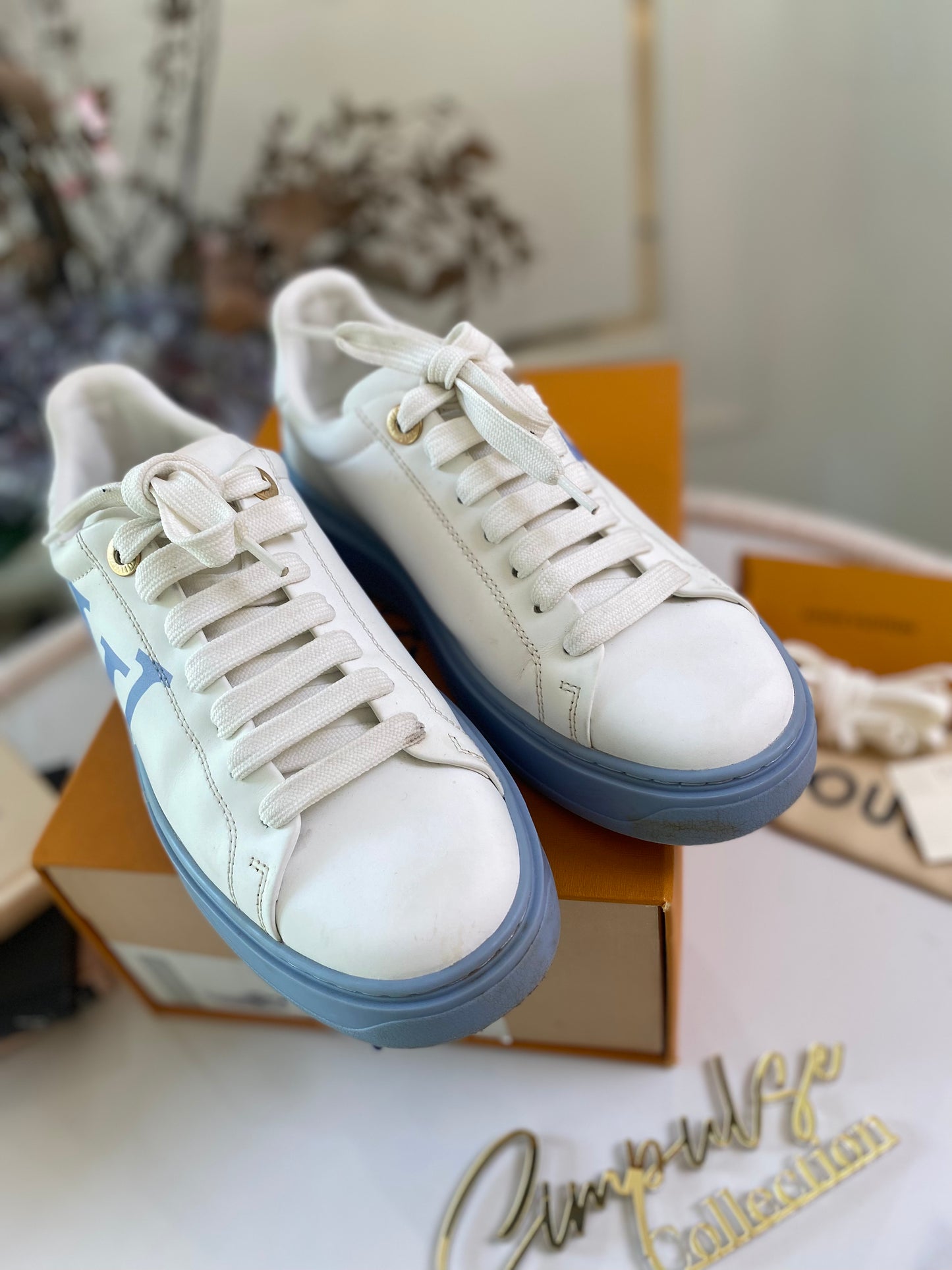 LV Time Out Blue Sneakers