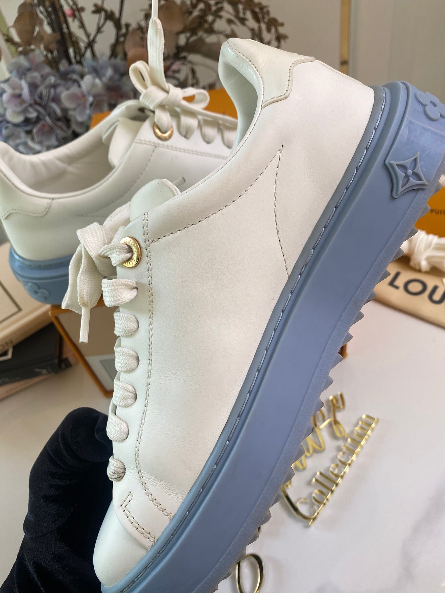 LV Time Out Blue Sneakers