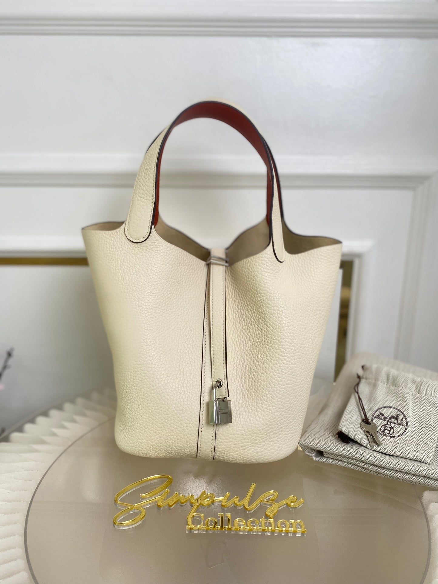 Hermes Picotin 22 Nata PHW