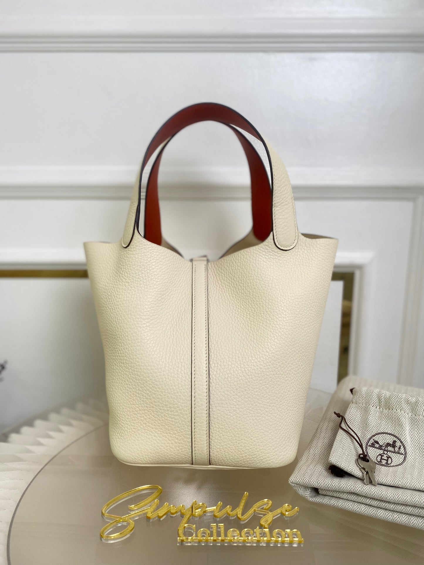 Hermes Picotin 22 Nata PHW