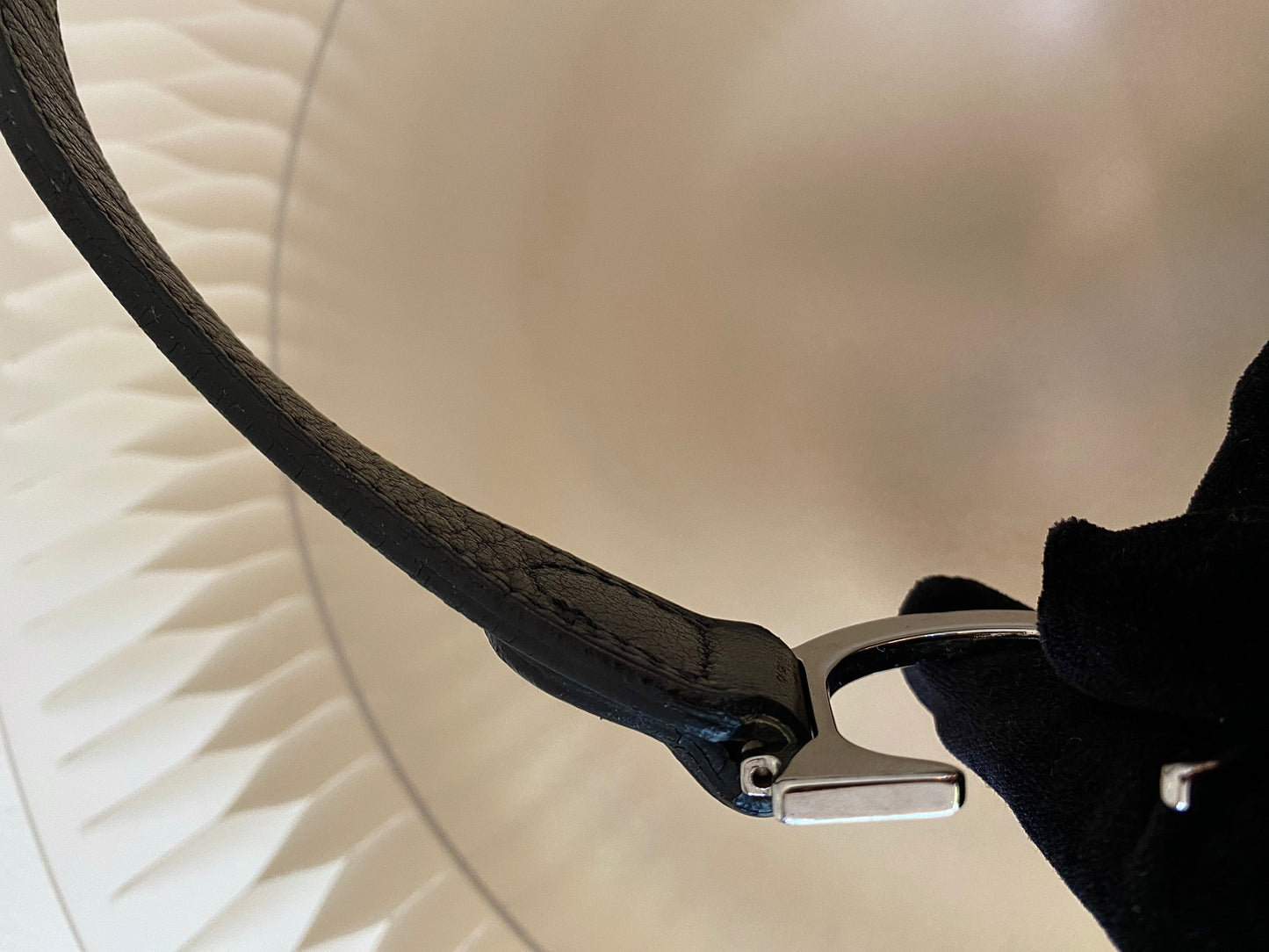 DIOR Saddle Medium in Black SHW