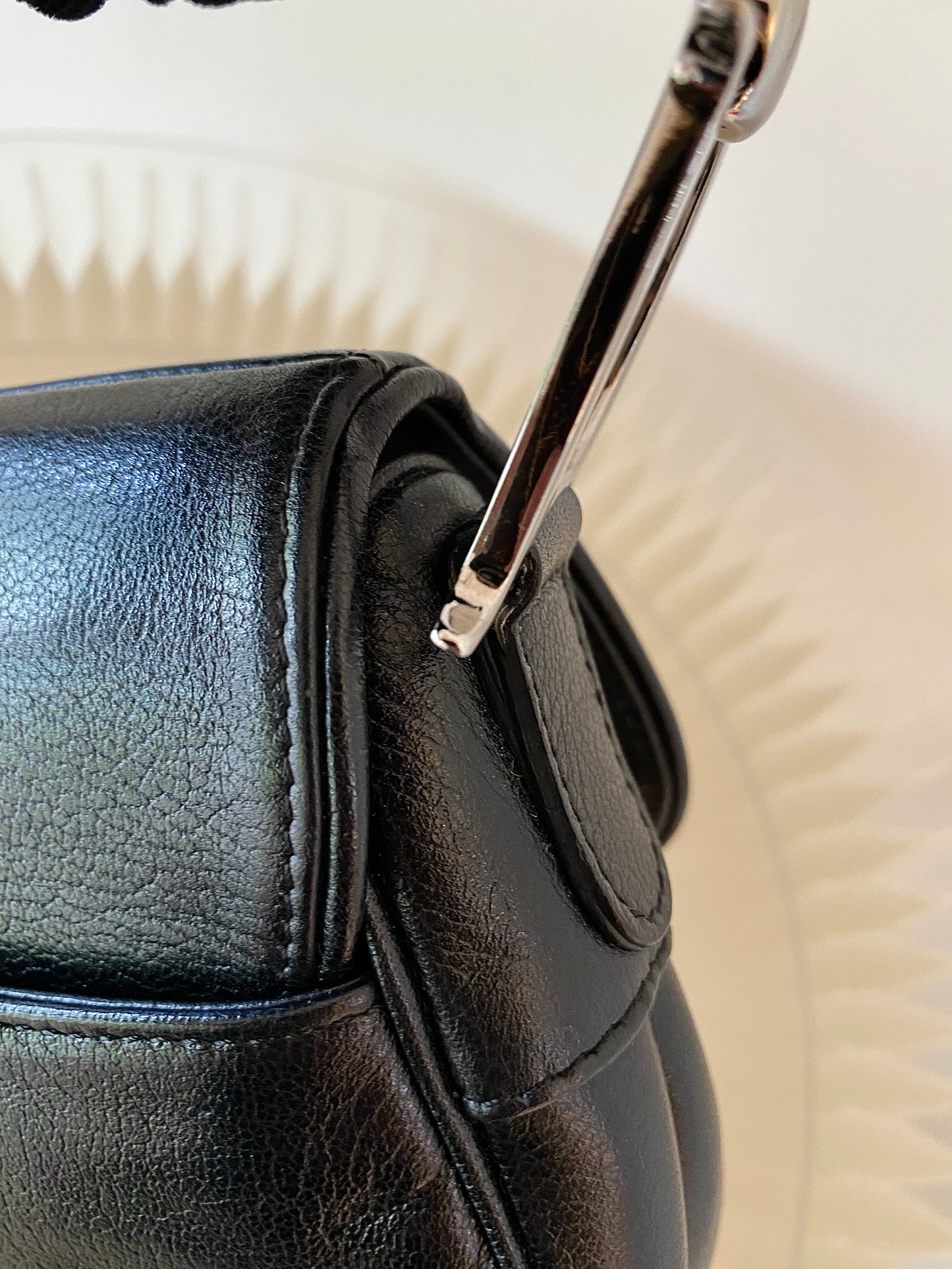 DIOR Saddle Medium in Black SHW