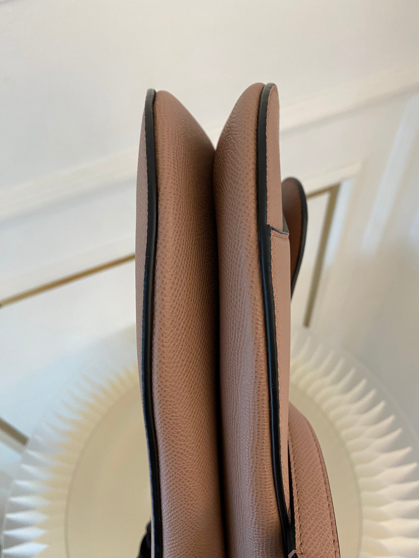 DIOR Saddle Medium Nude Beige GHW