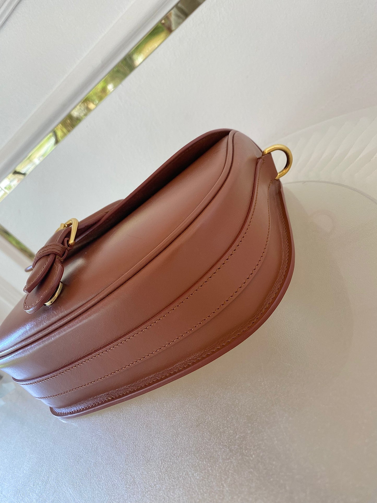DIOR Bobby Medium in Caramel