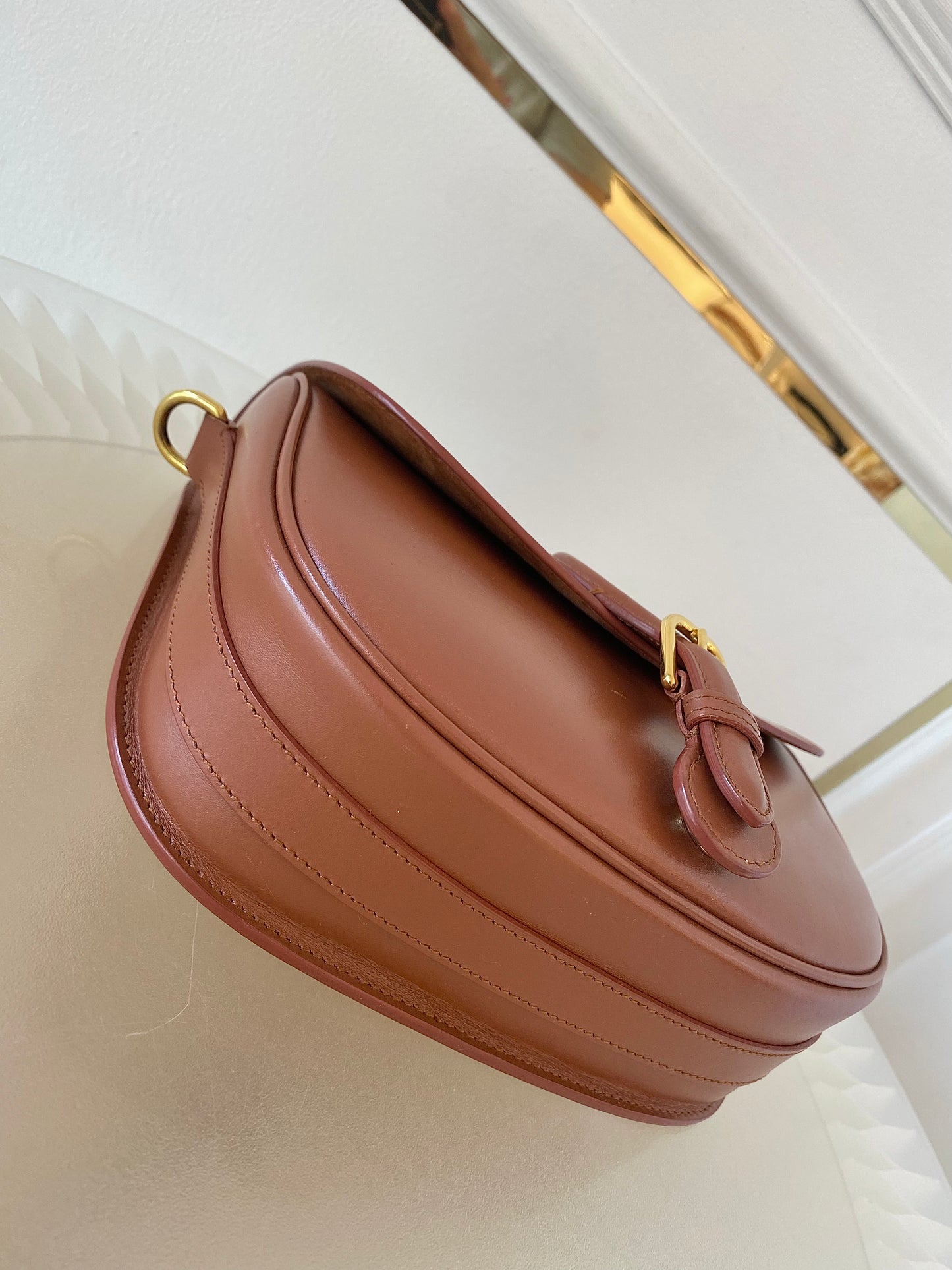 DIOR Bobby Medium in Caramel