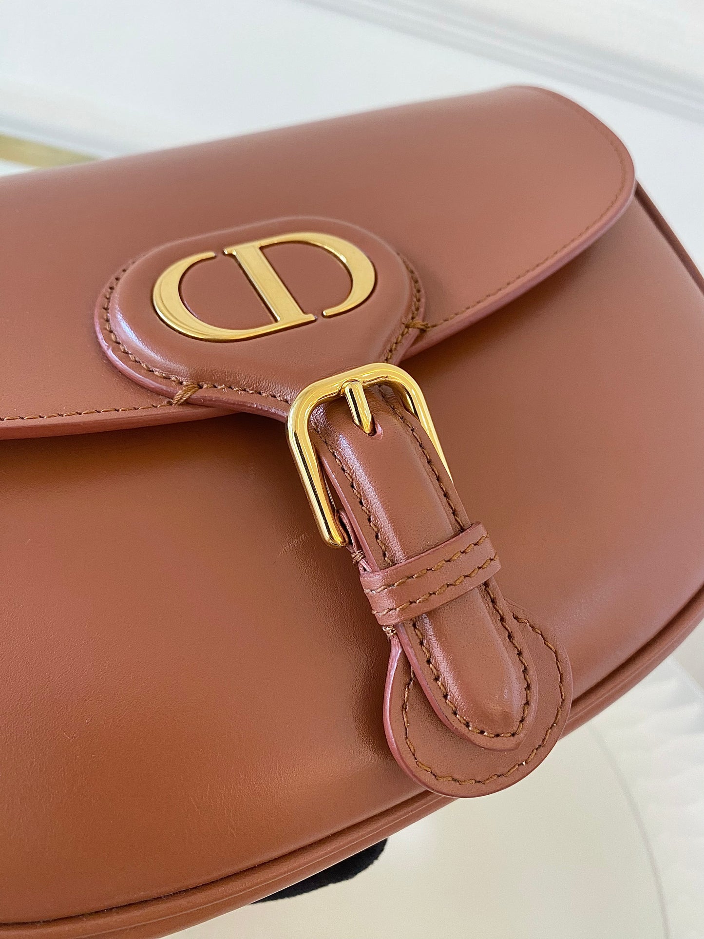 DIOR Bobby Medium in Caramel