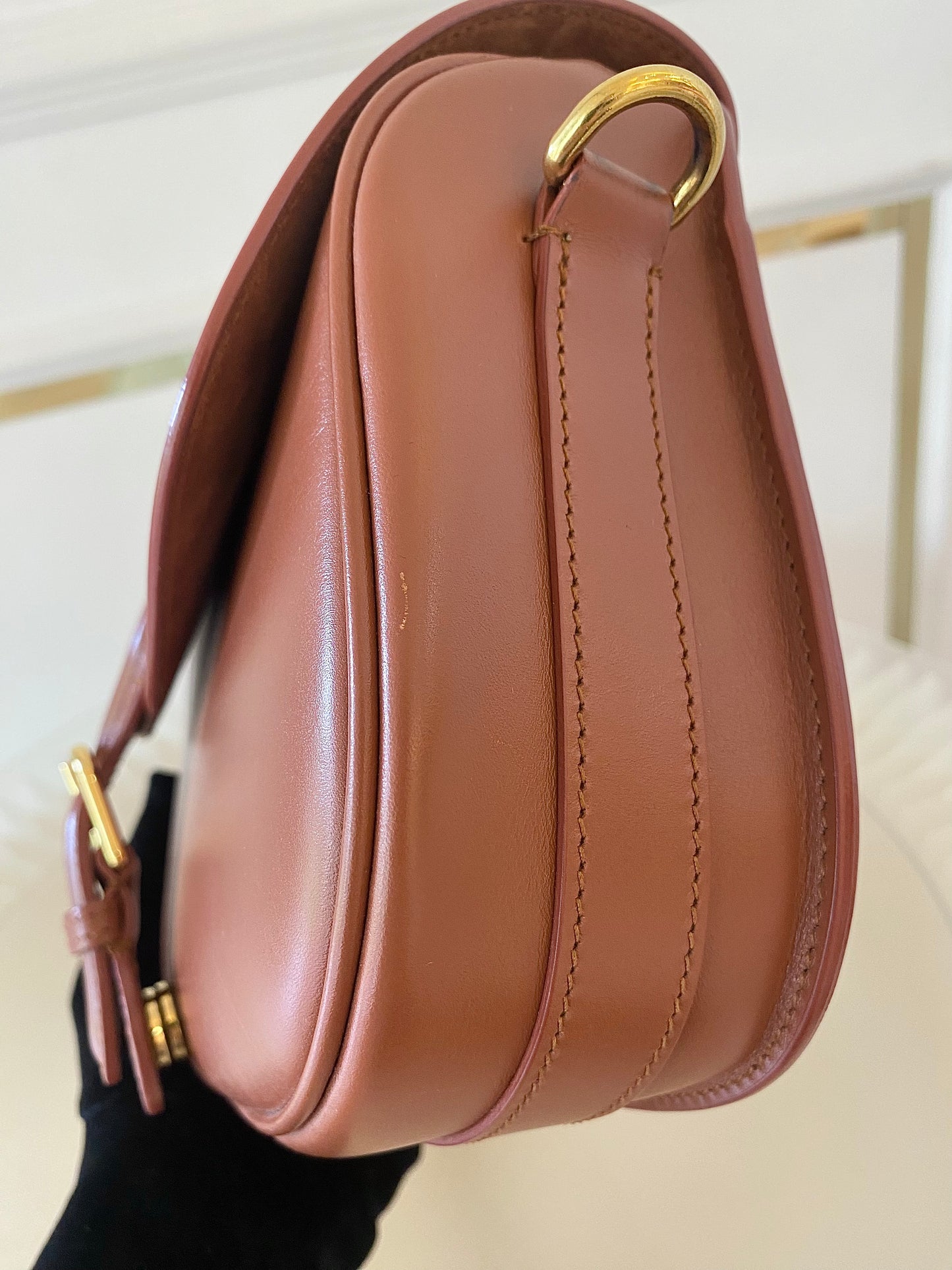 DIOR Bobby Medium in Caramel
