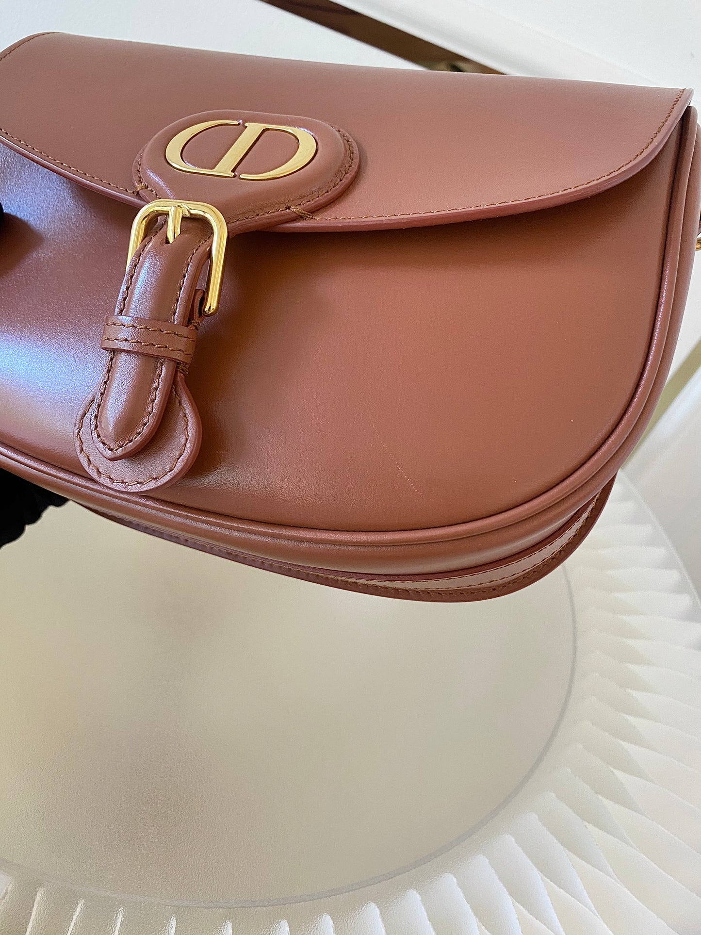 DIOR Bobby Medium in Caramel