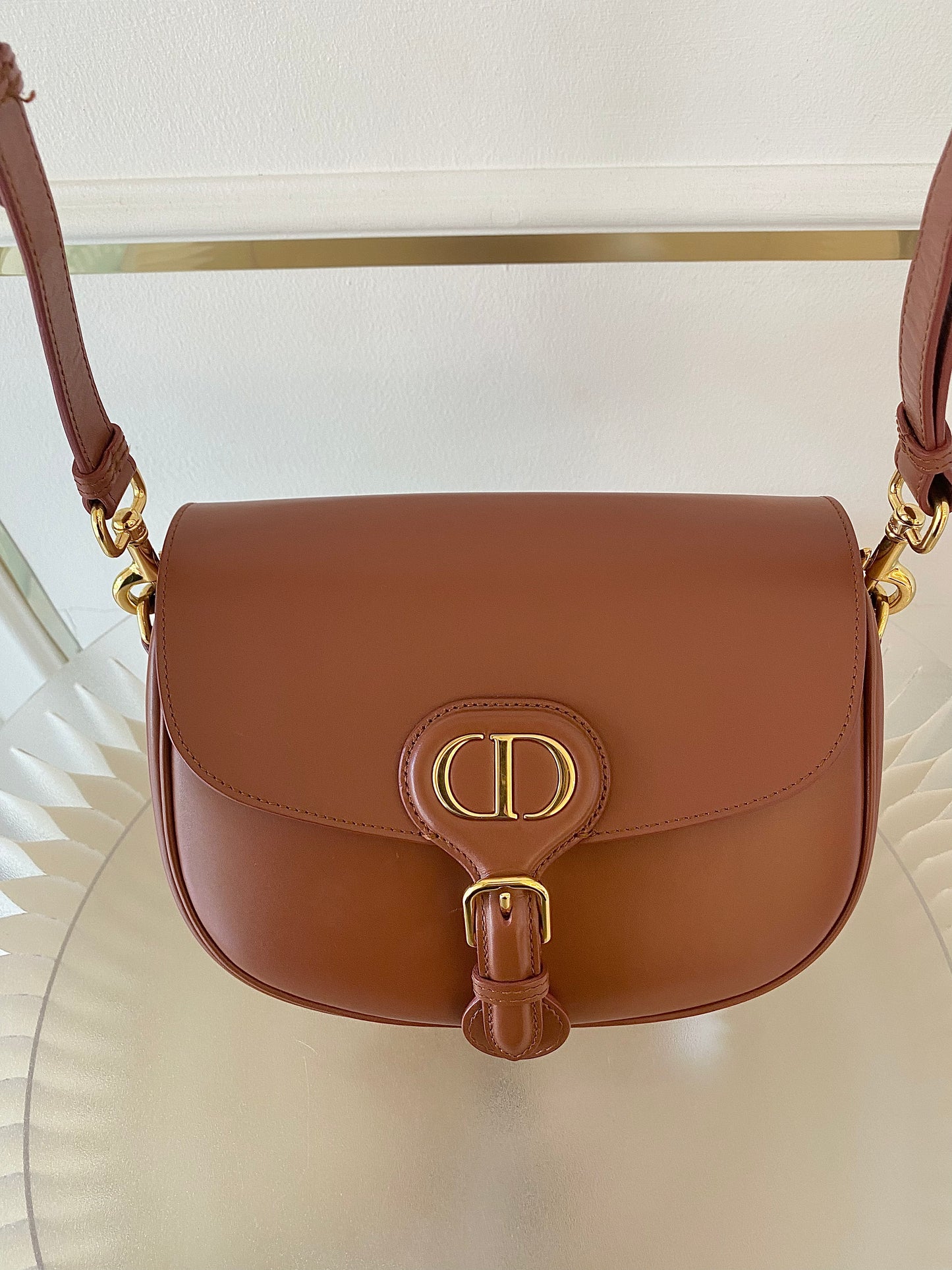 DIOR Bobby Medium in Caramel