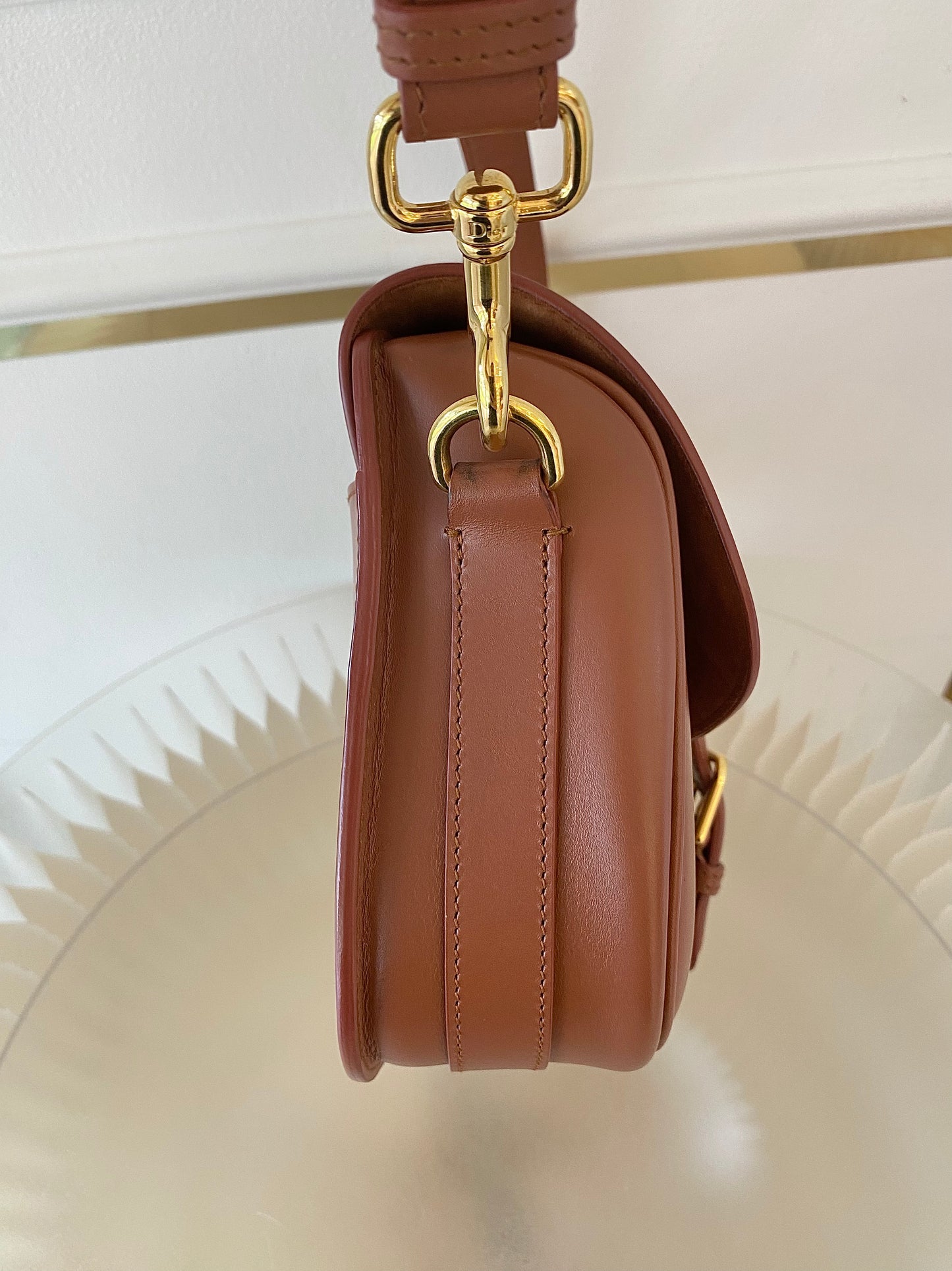 DIOR Bobby Medium in Caramel