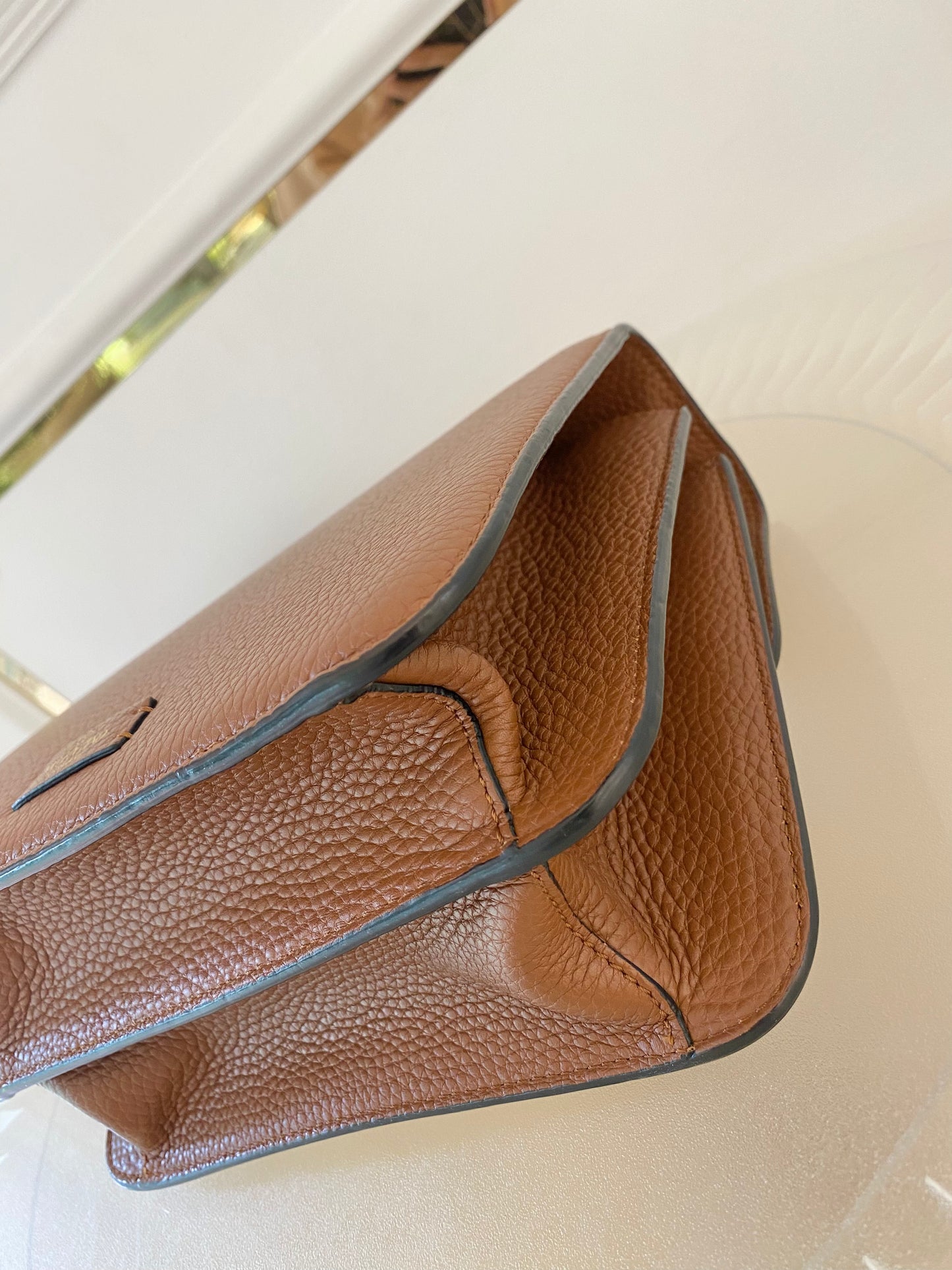 VLTN V Logo Sling Crossbody Pebbled Leather