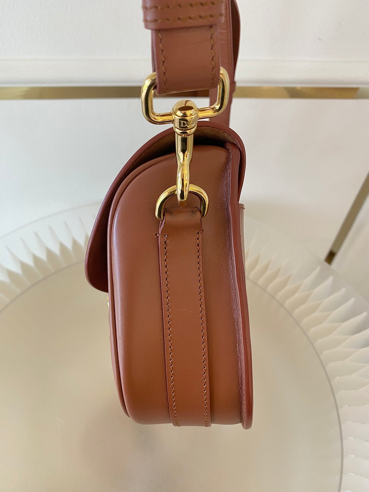 DIOR Bobby Medium in Caramel