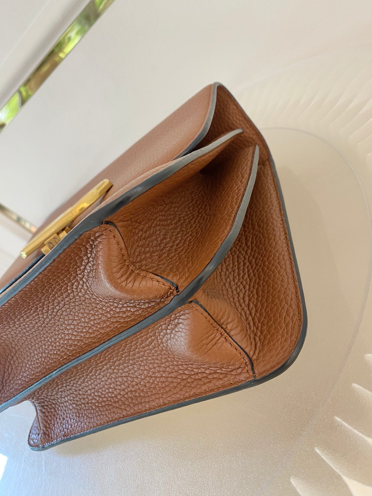 VLTN V Logo Sling Crossbody Pebbled Leather