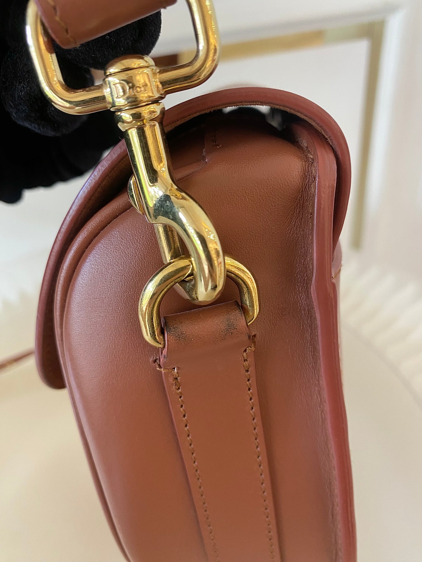 DIOR Bobby Medium in Caramel