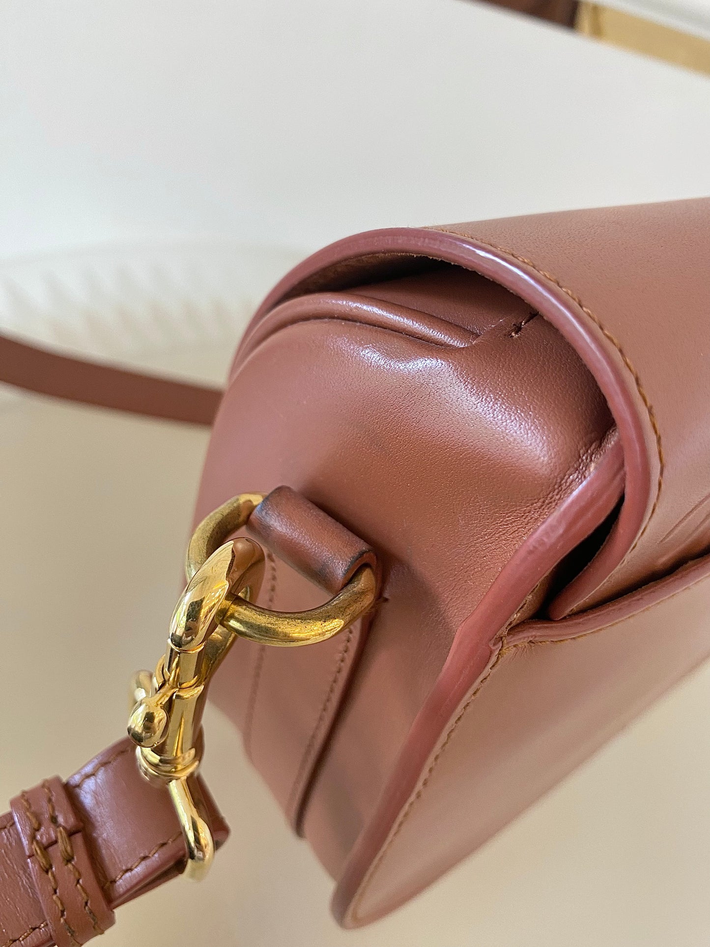 DIOR Bobby Medium in Caramel
