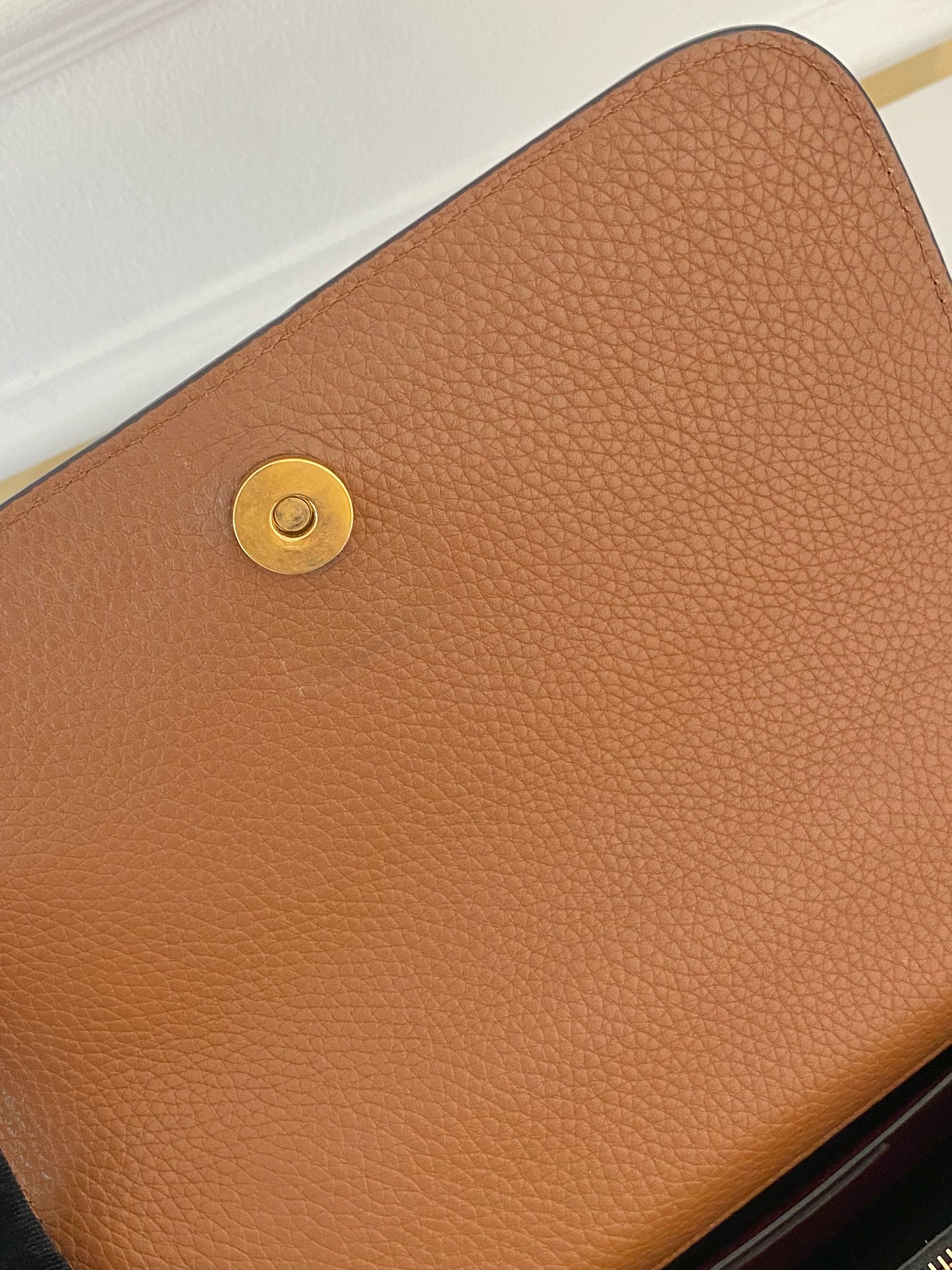 VLTN V Logo Sling Crossbody Pebbled Leather