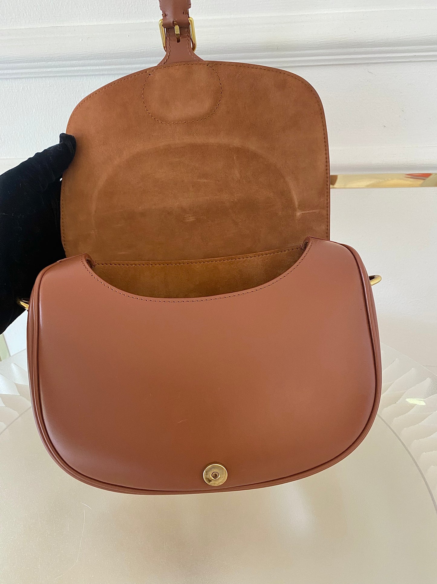 DIOR Bobby Medium in Caramel