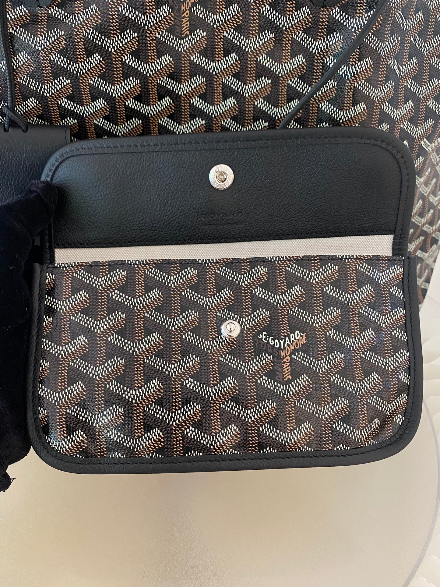 Goyard St.Louis Pm size blck