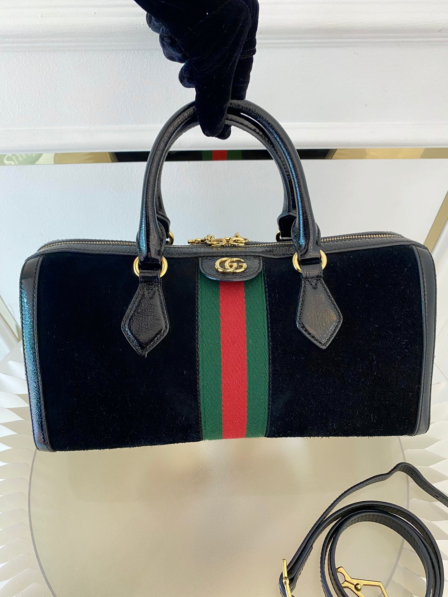 Gucci Ophidia Gg Medium Bowling Bag