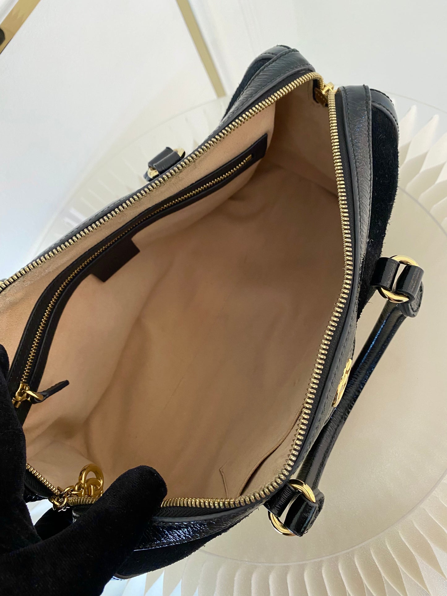 Gucci Ophidia Gg Medium Bowling Bag