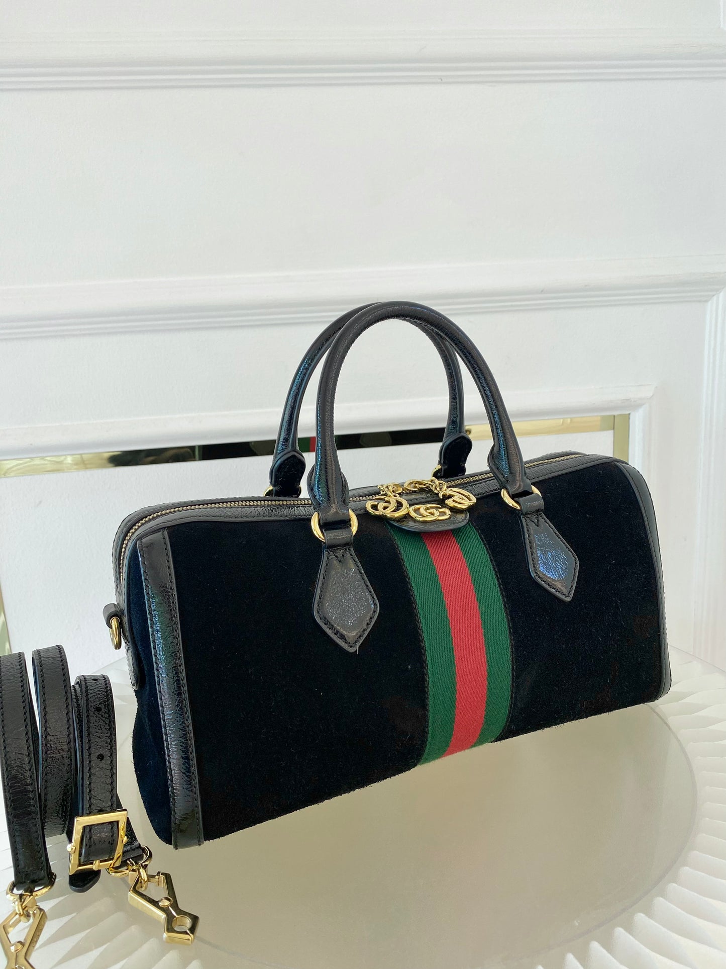 Gucci Ophidia Gg Medium Bowling Bag