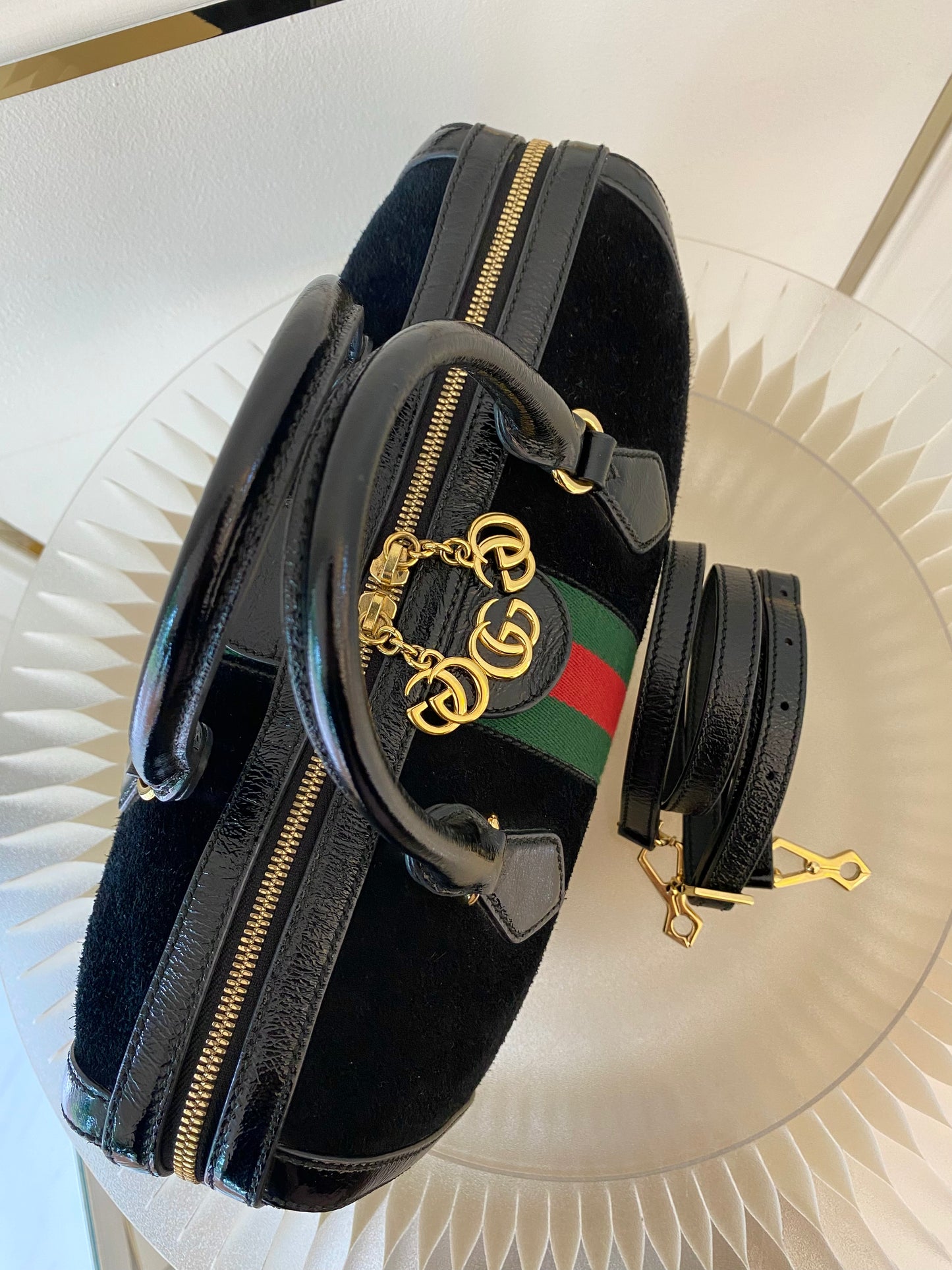 Gucci Ophidia Gg Medium Bowling Bag