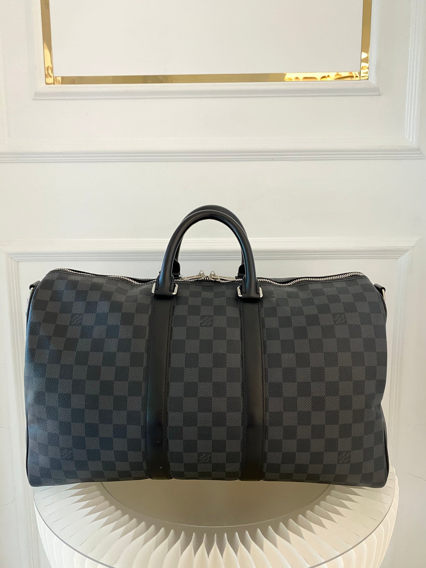 LOUIS VUITTON Keepall 45 Damier Graphite