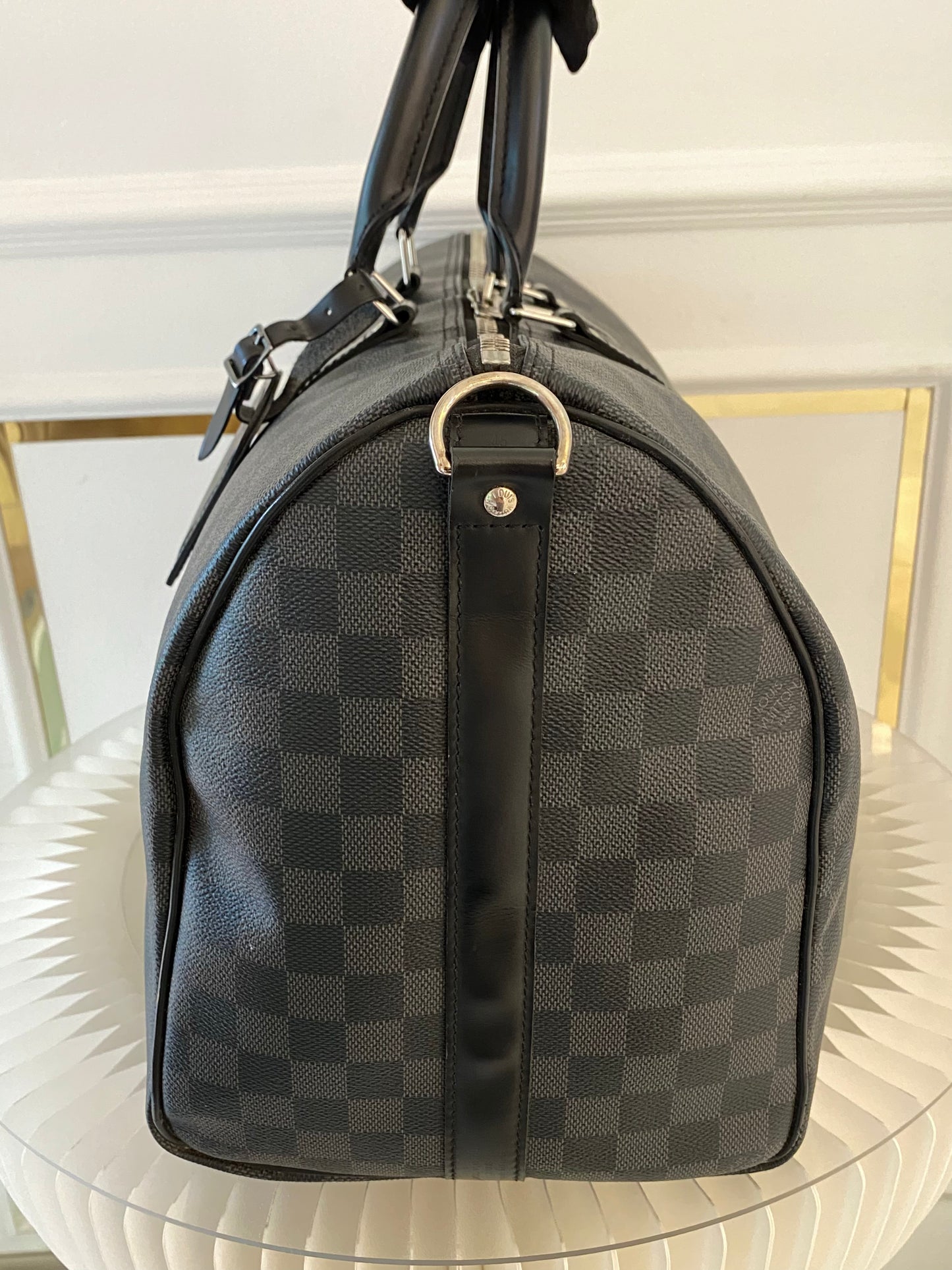 LOUIS VUITTON Keepall 45 Damier Graphite