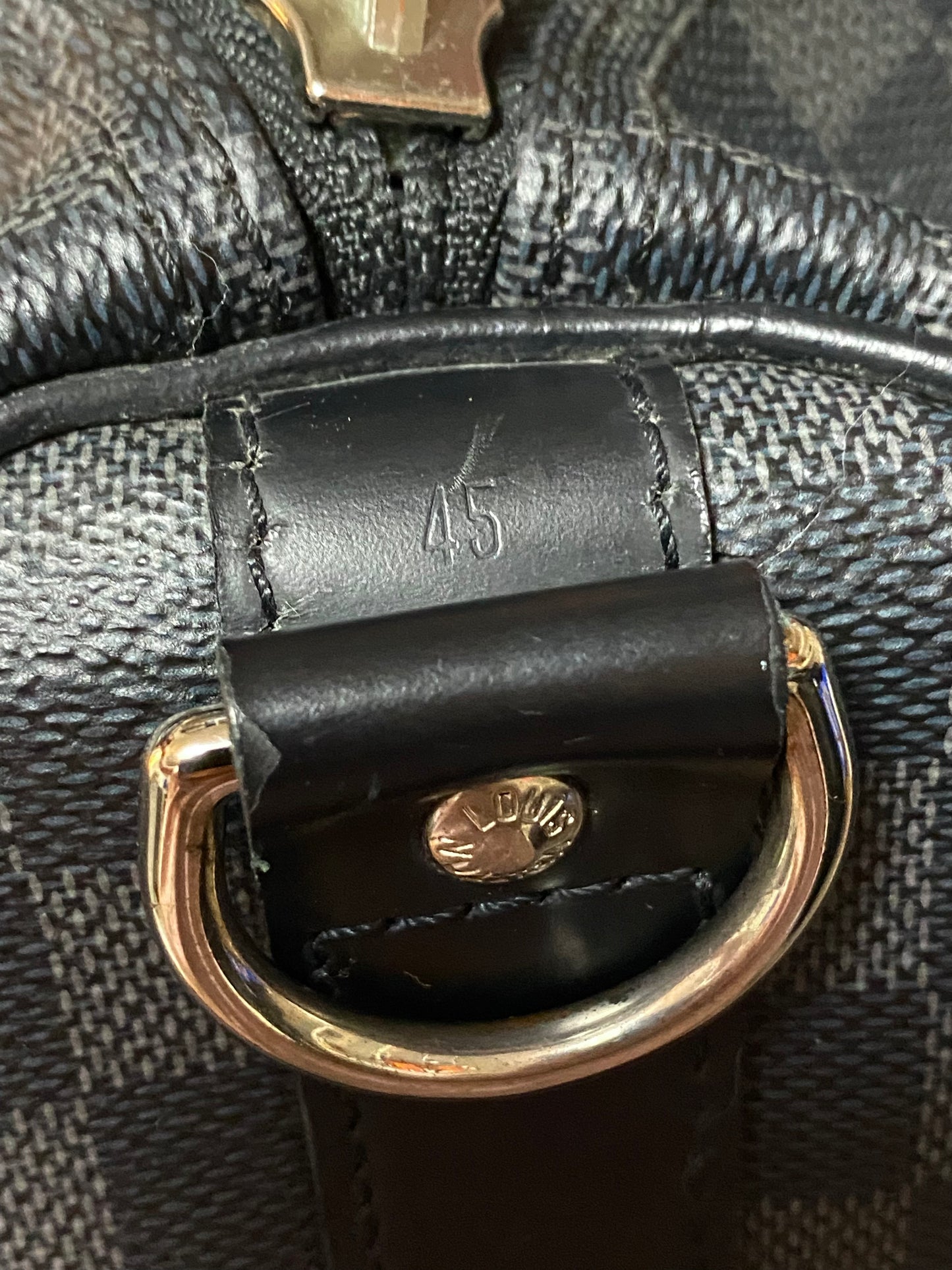 LOUIS VUITTON Keepall 45 Damier Graphite
