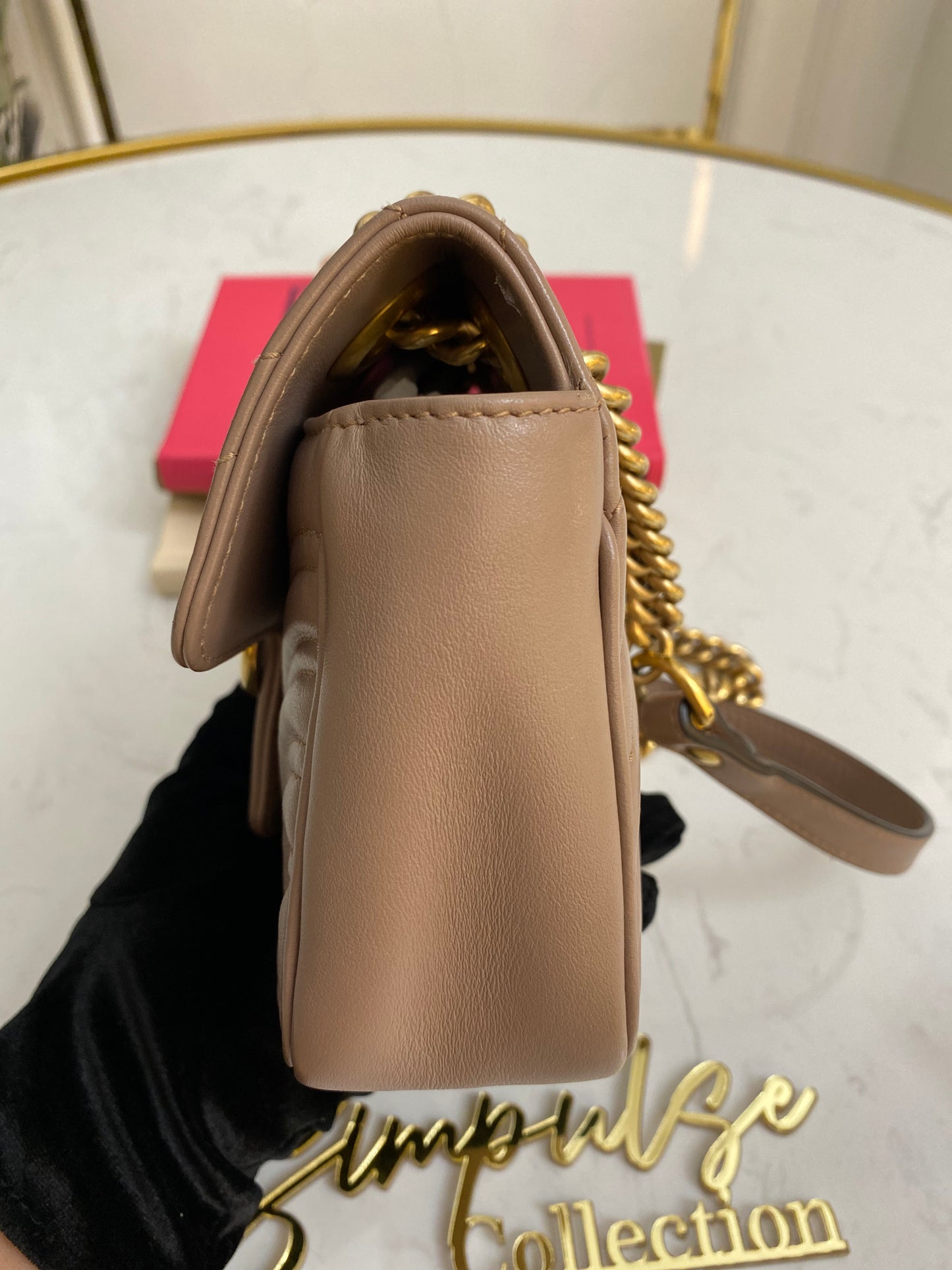 G Marmont Mini Beige