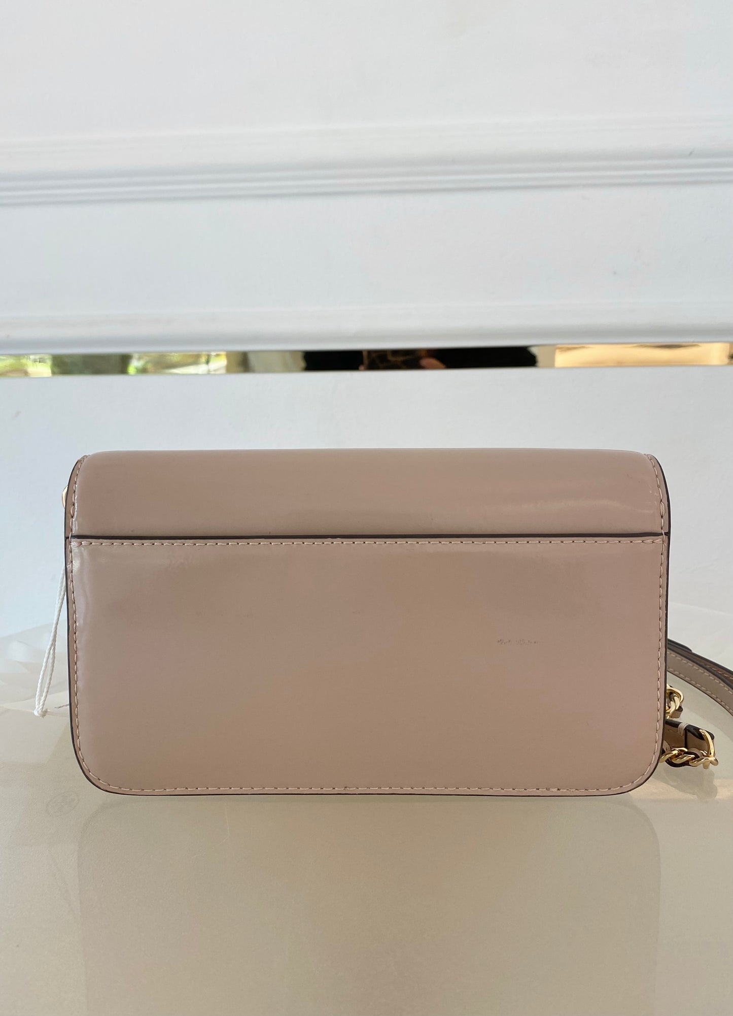 Tory Burch Britten Patent Chain Wallet
