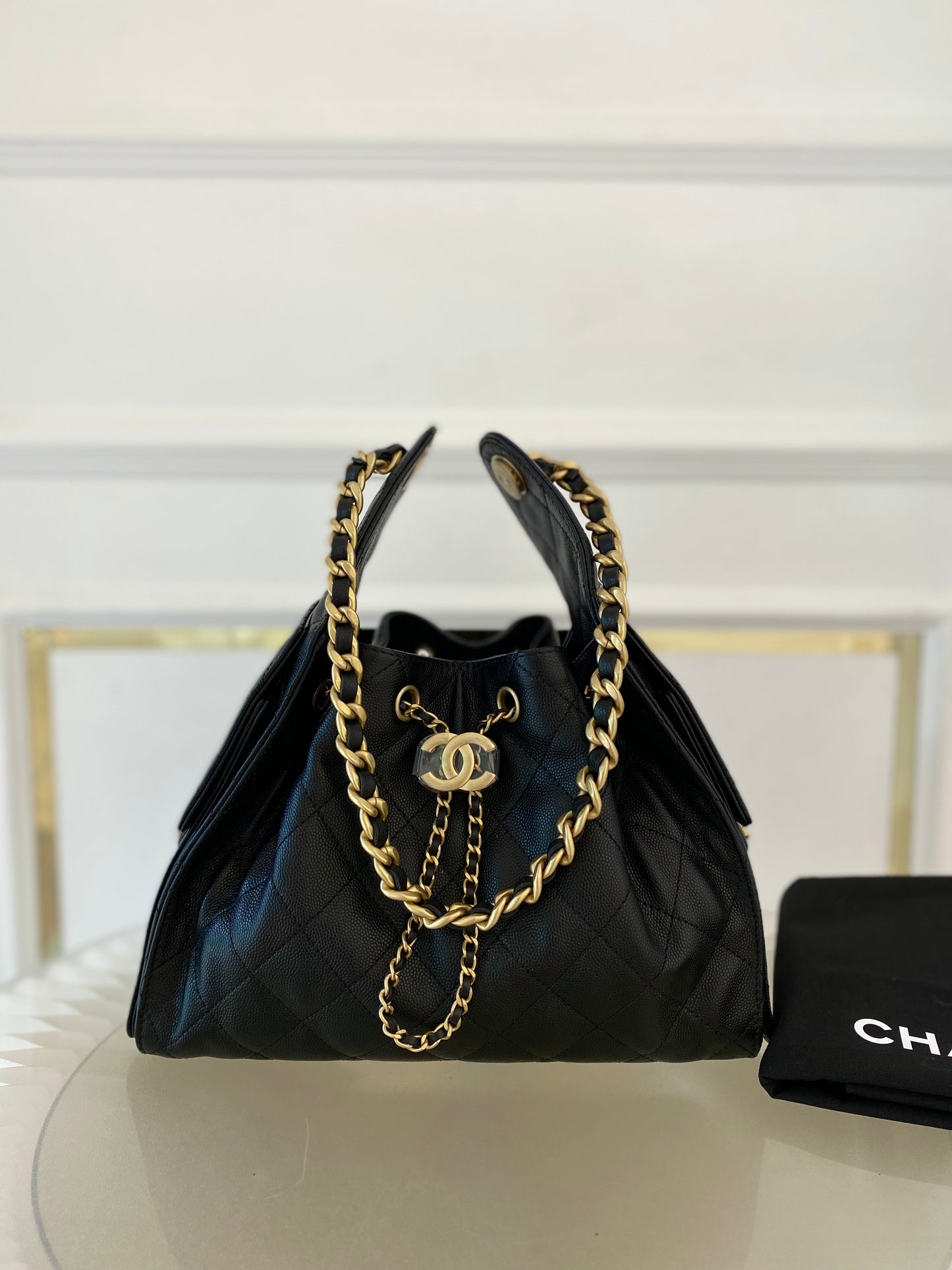 Chanel 25 Small Caviar GHW