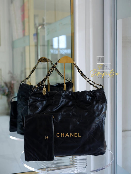 Chanel 22 Medium GHW