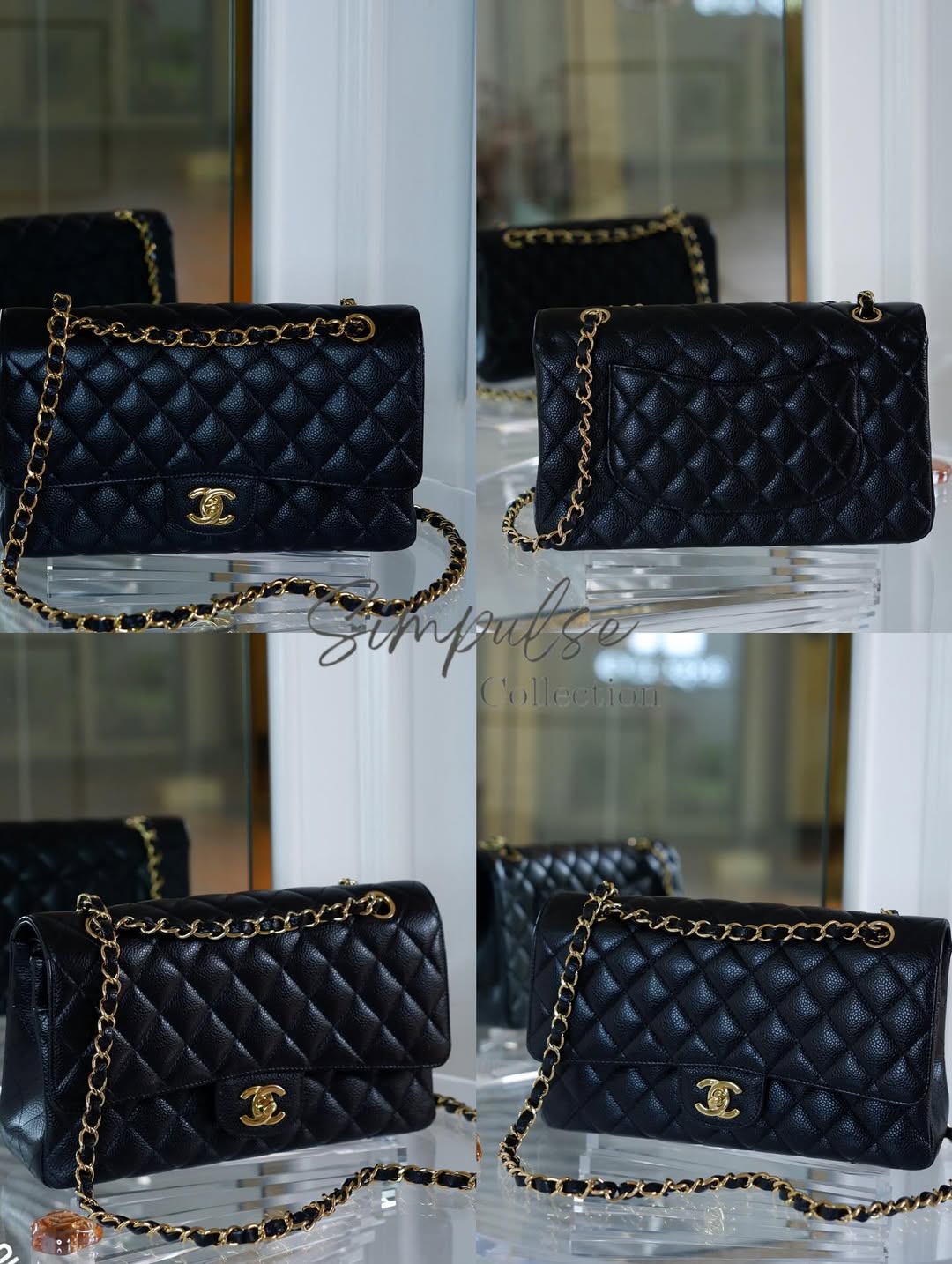 Chanel Medium Flap Caviar GHW