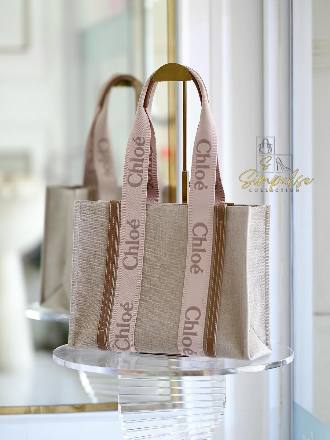 CHLOE Medium Woody Tote Bag