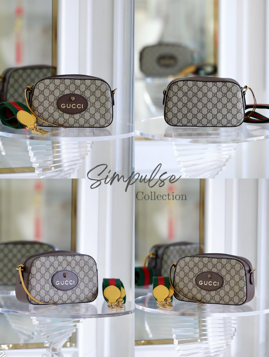GUCCI Neo Vintage Supreme Canvas Bag