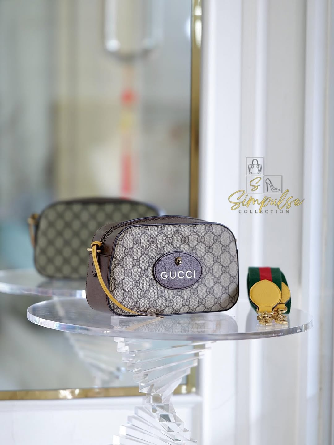 GUCCI Neo Vintage Supreme Canvas Bag