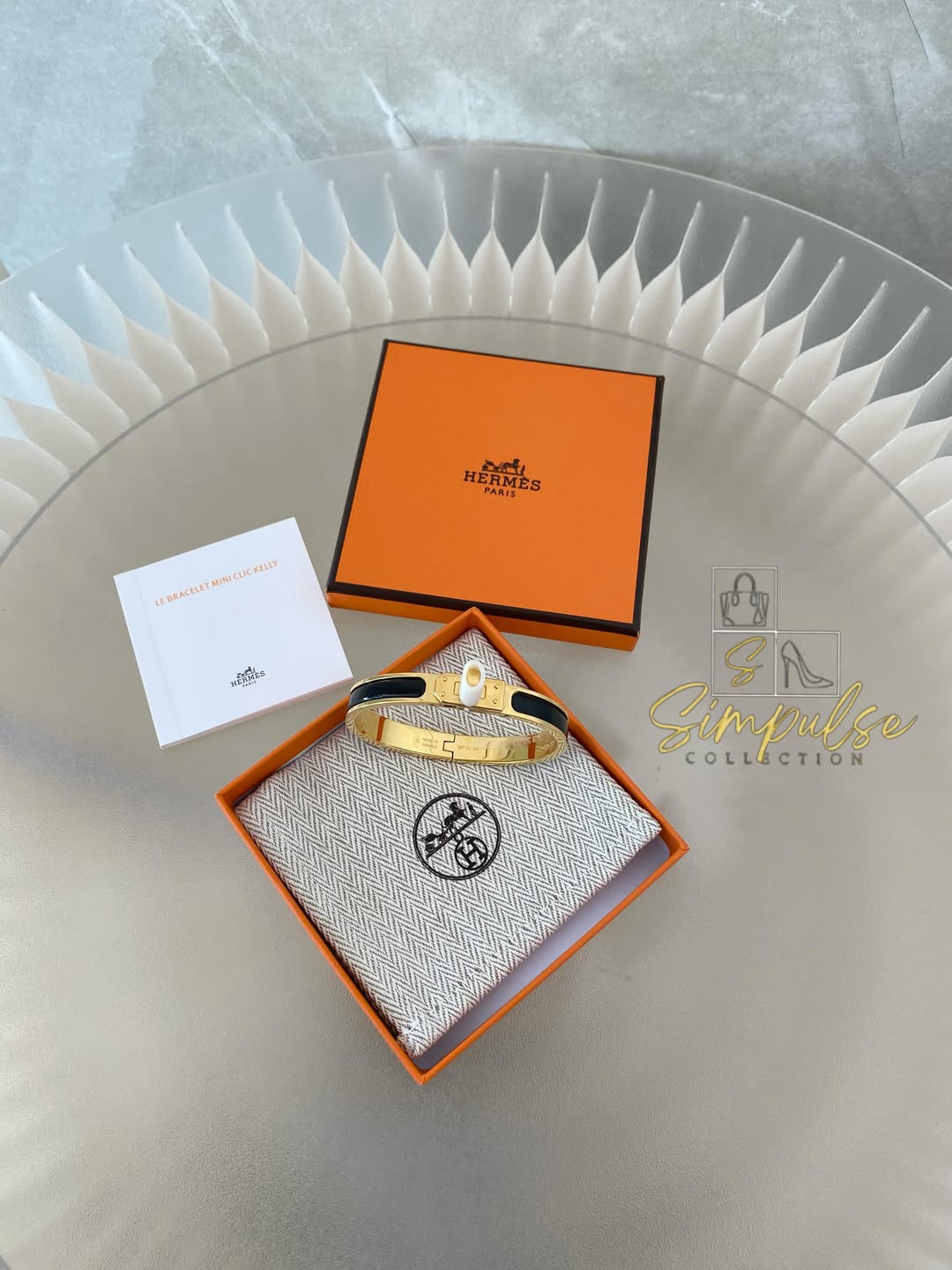 Hermes Mini Clic Kelly GHW
