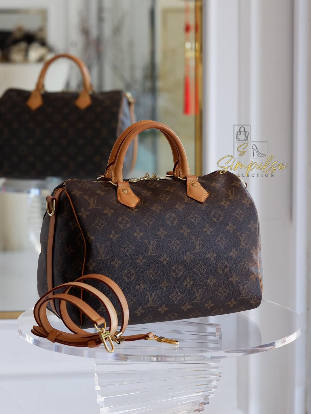 Louis Vuitton Speedy Bandouliere 30 Monogram