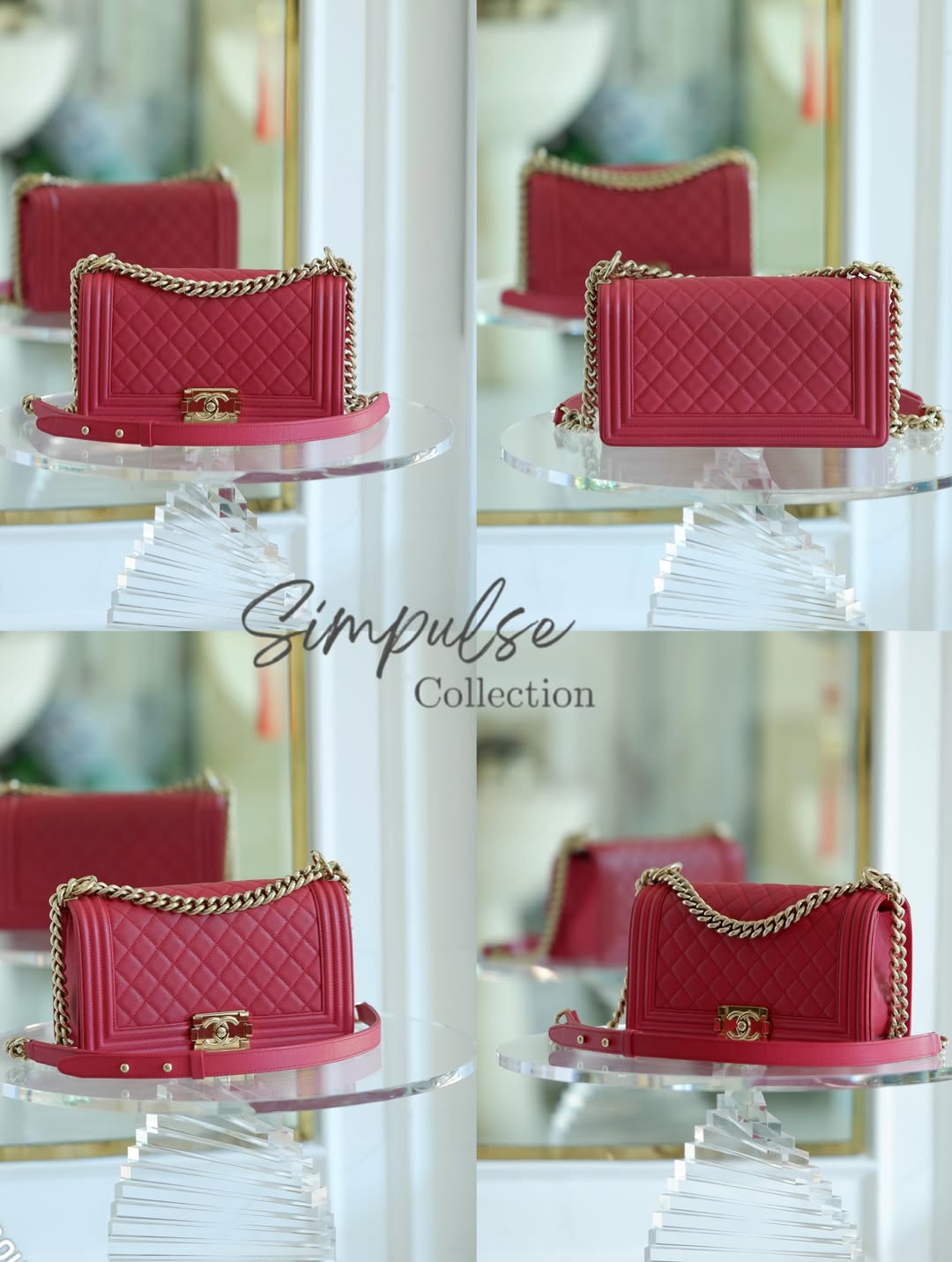 Chanel Leboy Caviar Pink Old Medium GHW