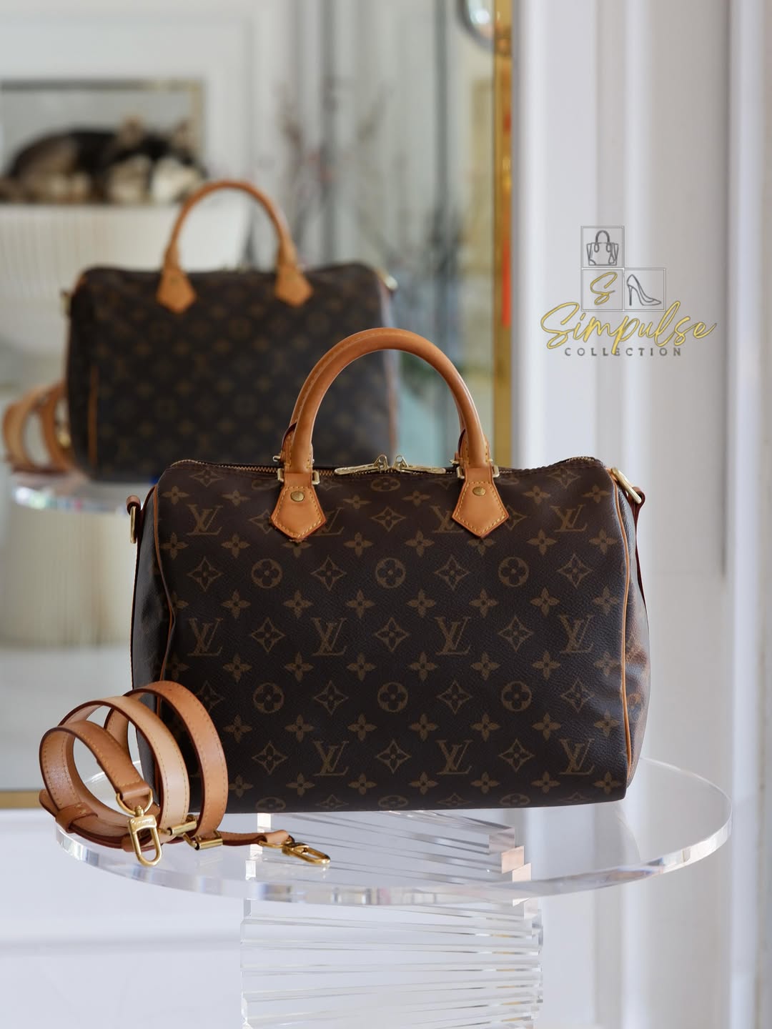 Louis Vuitton Speedy Bandouliere 30 Monogram