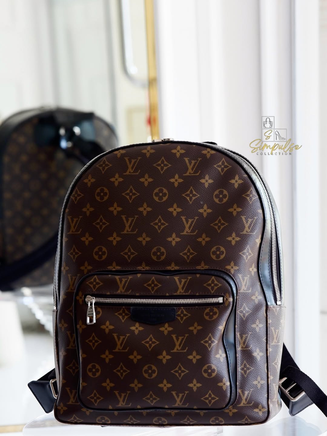 Louis Vuitton Josh Backpack Monogram Macassar
