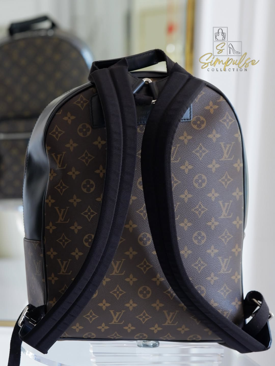 Louis Vuitton Josh Backpack Monogram Macassar