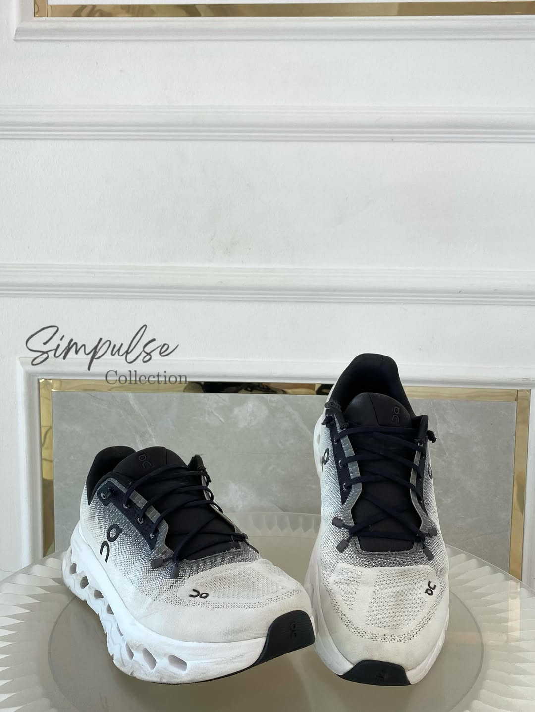 On Cloud On Running Cloudtilt Sneakers in Black & White