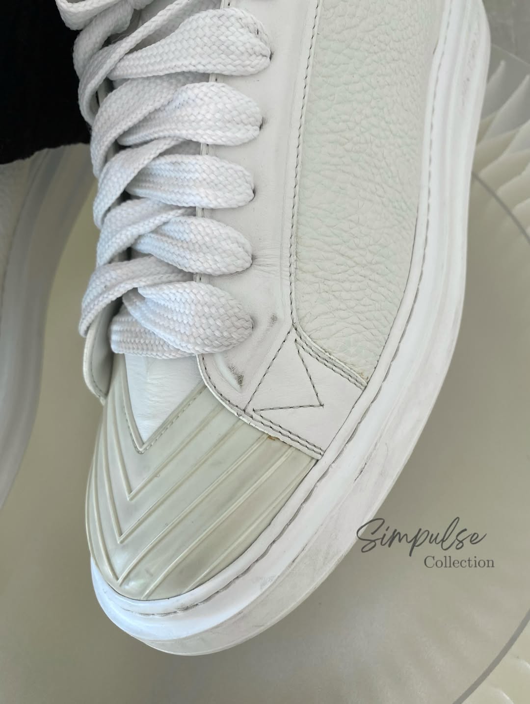 Louis Vuitton White Monogram Calfskin Blaster Sneakers