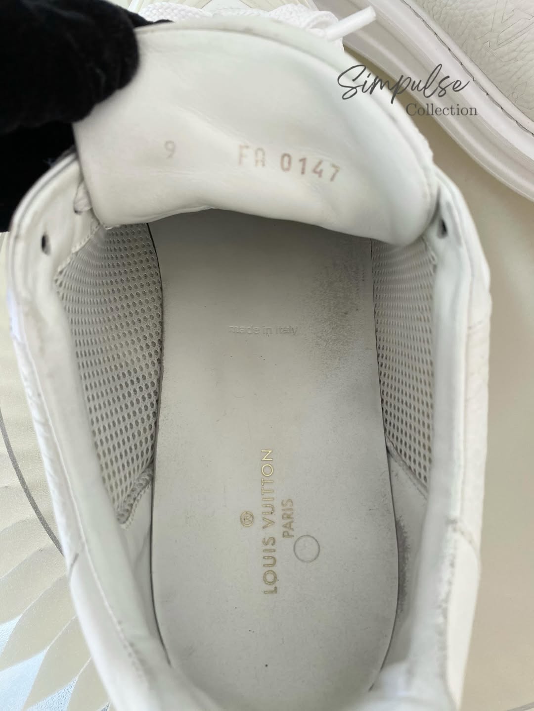 Louis Vuitton White Monogram Calfskin Blaster Sneakers