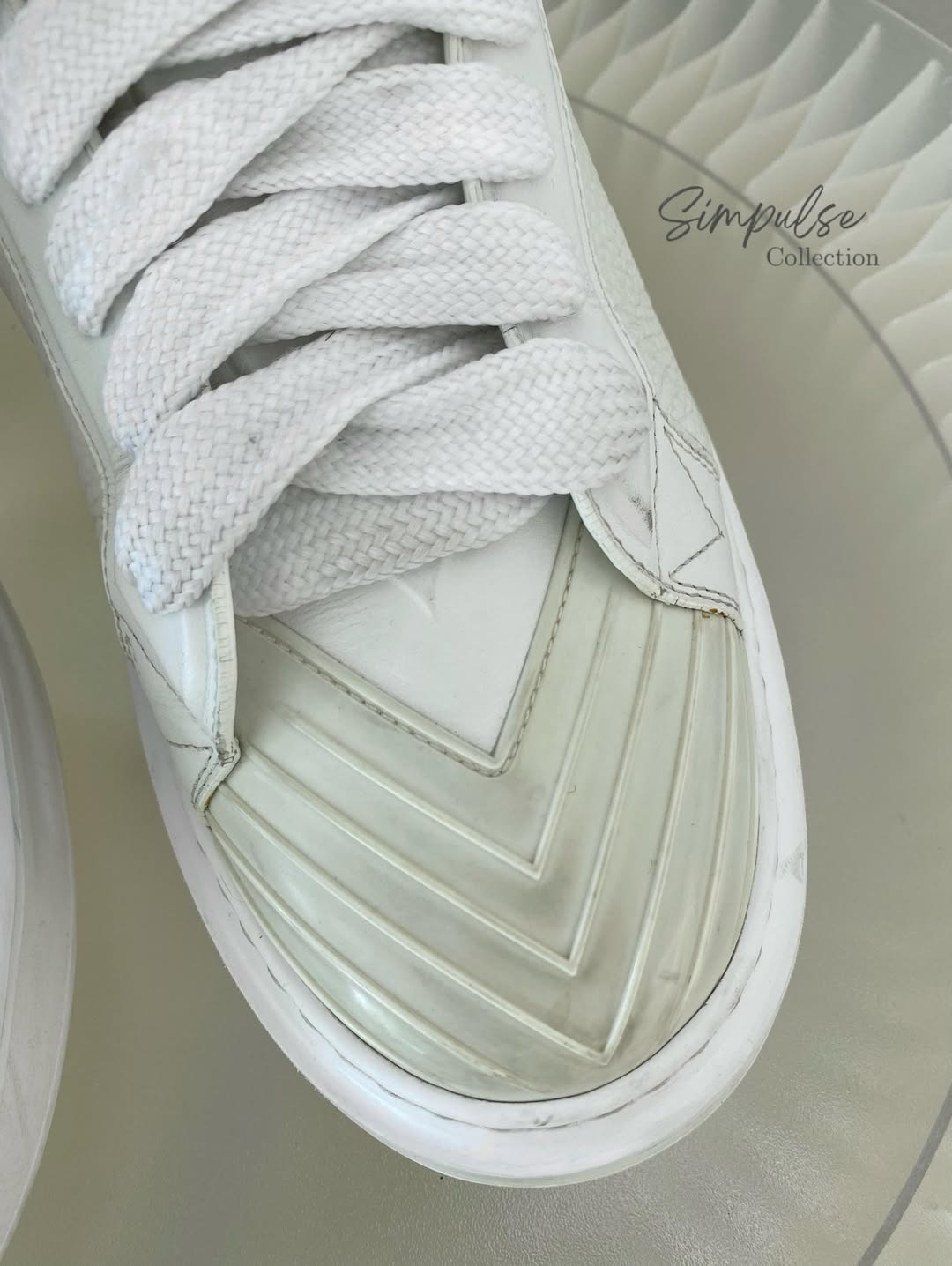 Louis Vuitton White Monogram Calfskin Blaster Sneakers