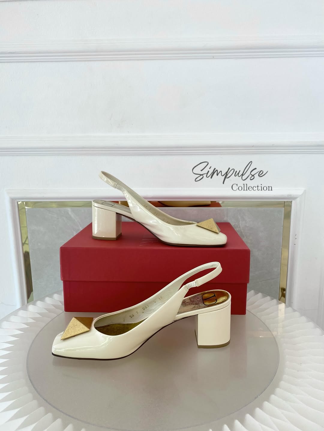 Valentino Garavani One Stud Slingback Pumps