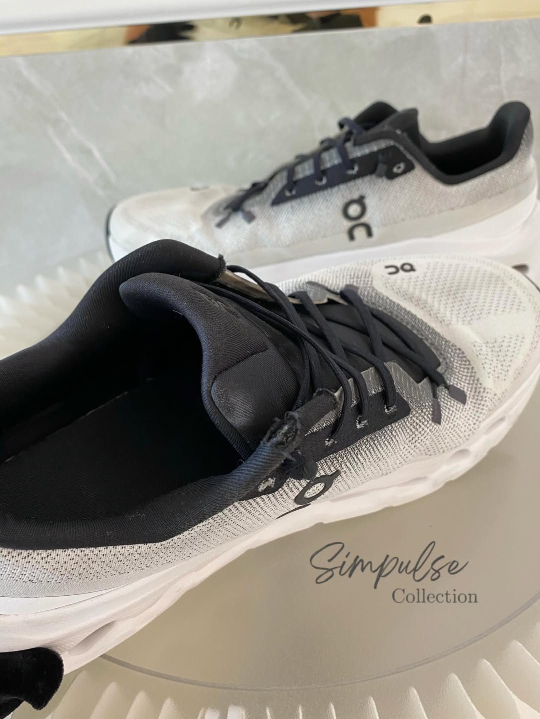 On Cloud On Running Cloudtilt Sneakers in Black & White