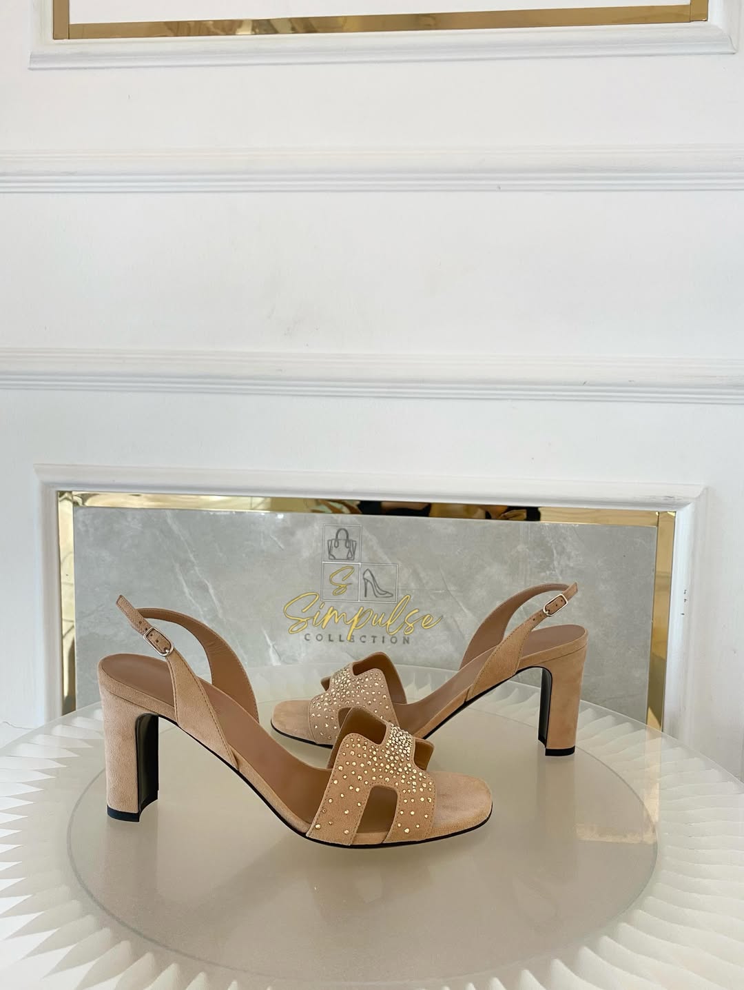 Hermes Enternite 80 Slingback Heels